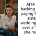 Generous Sister Rescinds Her Offer To Pay For Sibling’s $7k Wedding Gown When The Bride-To-Be “Joked” About Her Cheating Runaway Groom