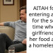 AITAH for not entering a queue for the second time when my girlfriend gave her food away to a homeless man?