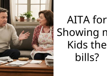 Mom Shows Her Teenagers The Household Bills To Teach Responsibility, Friend Calls It “Anxious Parenting”