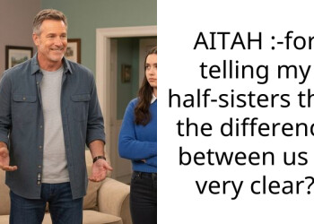AITAH :-for telling my half-sisters that the difference between us is very clear?