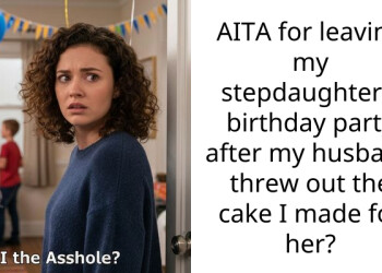 Woman Bakes Her Stepdaughter Birthday Cake But Omits One Ingredient, Gets Her Efforts Trashed By Husband