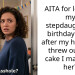 Woman Bakes Her Stepdaughter Birthday Cake But Omits One Ingredient, Gets Her Efforts Trashed By Husband
