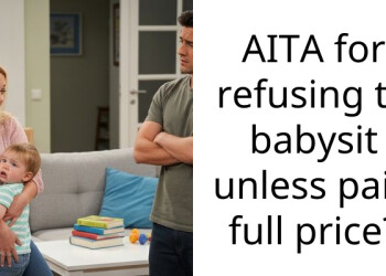 AITA for refusing to babysit unless paid full price?