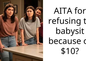 AITA for refusing to babysit because of $10?