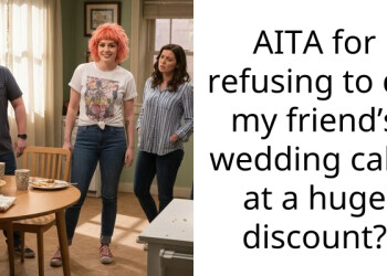 AITA for refusing to do my friend’s wedding cake at a huge discount?