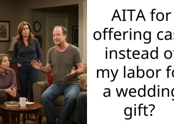 AITA for offering cash instead of my labor for a wedding gift?