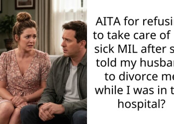 My MIL told my husband to leave me while I was dying so I refused to care for her