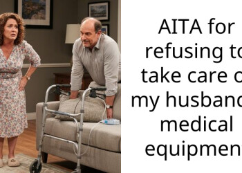 AITA for refusing to take care of my husband’s medical equipment