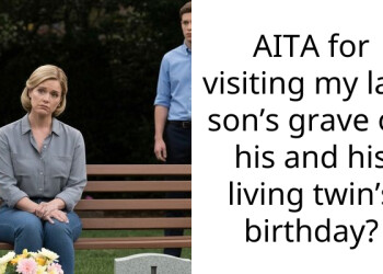 Father Criticized For Focusing On Late Son’s Grave Visits During Living Twin’s Birthday, Questions If He’s Wrong