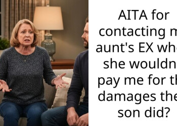 AITA for contacting my aunt’s EX when she wouldn’t pay me for the damages their son did?