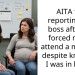 AITA for reporting my boss after he forced me to attend a meeting despite knowing I was in labor?