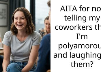 AITA for not telling my coworkers that I’m polyamorous and laughing at them?