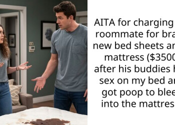 Redditor Called A H**ophobe After Asking His Roomie To Replace The Bed Where His Friends Had S*x