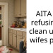 AITA for refusing to clean up my wifes p**e?