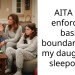 AITA for enforcing basic boundaries on my daughter’s sleepover?