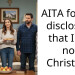 AITA for not disclosing that I am not Christian?