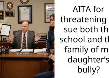 AITA for threatening to sue both the school and the family of my daughter’s bully?