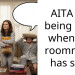 AITA for being loud when my roommate has s*x?