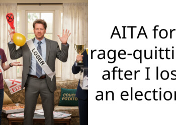 AITA for rage-quitting after I lost an election?