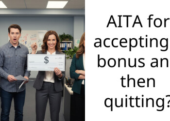 I Took a 5k Bonus From My Stingy Boss Right Before Quitting and He Called Me Immoral
