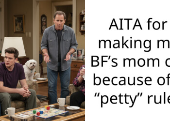 AITA for making my BF’s mom cry because of a “petty” rule?