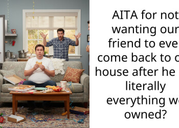 AITA for not wanting our friend to ever come back to our house after he ate literally everything we owned?