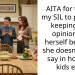 AITA for telling my SIL to practice keeping her opinions to herself because she doesn’t get a say in how my kids eat?