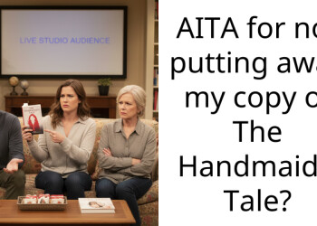AITA for not putting away my copy of The Handmaid’s Tale?