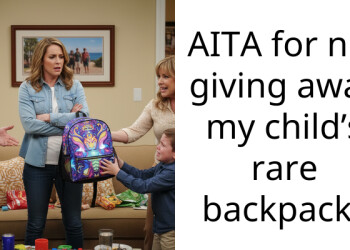 AITA for not giving away my child’s rare backpack?