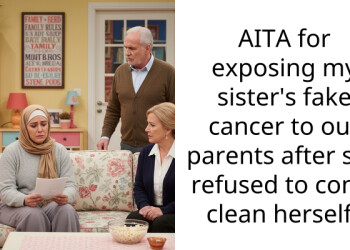 AITA for exposing my sister’s fake cancer to our parents after she refused to come clean herself?