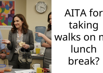 AITA for taking walks on my lunch break?