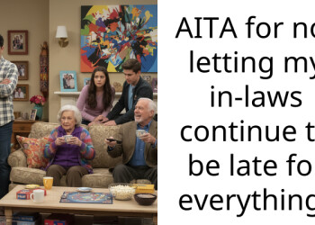 AITA for not letting my in-laws continue to be late for everything?