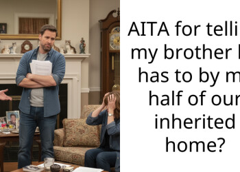 AITA for telling my brother he has to by my half of our inherited home?