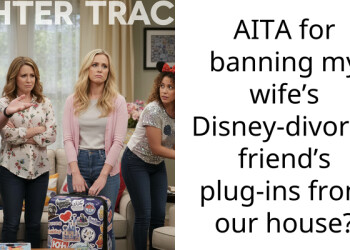 AITA for banning my wife’s Disney-divorce friend’s plug-ins from our house?