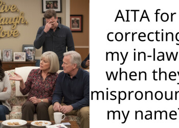 AITA for correcting my in-laws when they mispronounce my name?