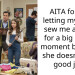 AITA for not letting my niece sew me a dress for a big career moment because she doesn’t do a good job?