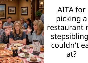 AITA for picking a restaurant my stepsiblings couldn’t eat at?