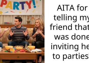 AITA for telling my friend that I was done inviting her to parties?