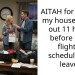 AITAH for kicking my houseguests out 11 hours before their flight is scheduled to leave?