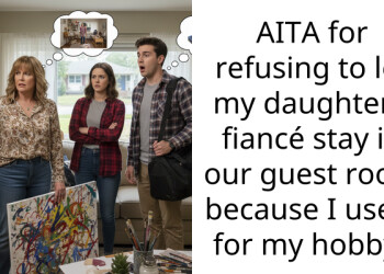 AITA for refusing to let my daughter’s fiancé stay in our guest room because I use it for my hobby?