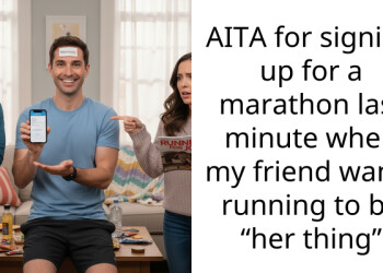 AITA for signing up for a marathon last minute when my friend wants running to be “her thing”