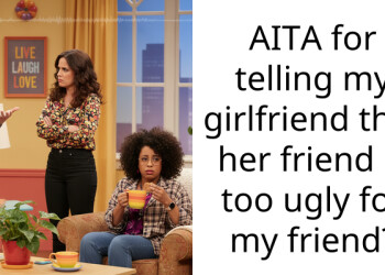 AITA for telling my girlfriend that her friend is too ugly for my friend?