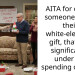 AITA for calling someone out of their white-elephant gift, that was significantly under the spending criteria?