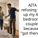 AITA for refusing to give up my Airbnb bedroom to a couple just because they “got there first”?