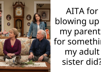 AITA for blowing up at my parents for something my adult sister did?