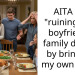 AITA for “ruining” my boyfriends family dinner by bringing my own food?