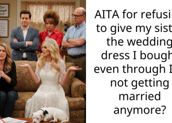 AITA for refusing to give my sister the wedding dress I bought even through I’m not getting married anymore?