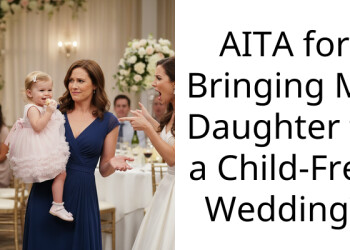 AITA for Bringing My Daughter to a Child-Free Wedding?
