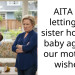 AITA for letting my sister hold my baby against our mother’s wishes?