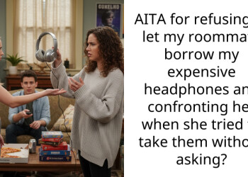 AITA for refusing to let my roommate borrow my expensive headphones and confronting her when she tried to take them without asking?